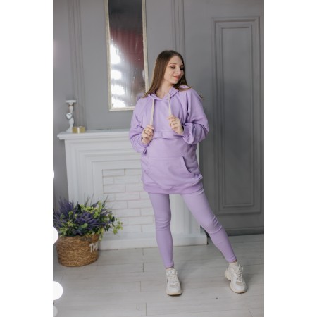 Костюм для беременных и кормящих мам с секретом для кормления Фиолетовый